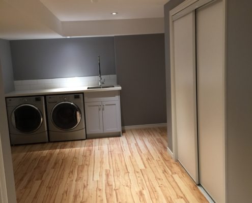 basement finishing contractor in Milton