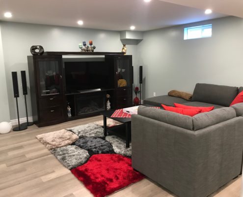 Finished Basement in Milton