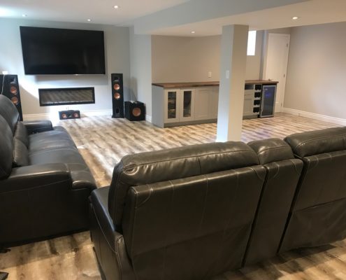 Basement Renovation in Hamilton