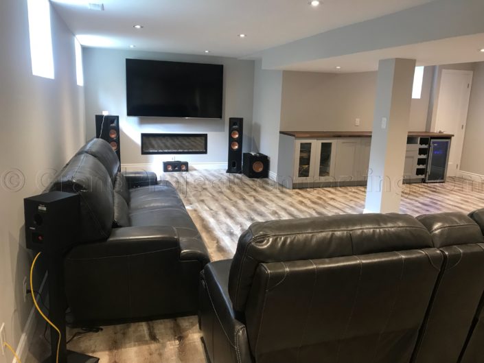 Basement Renovation in Hamilton